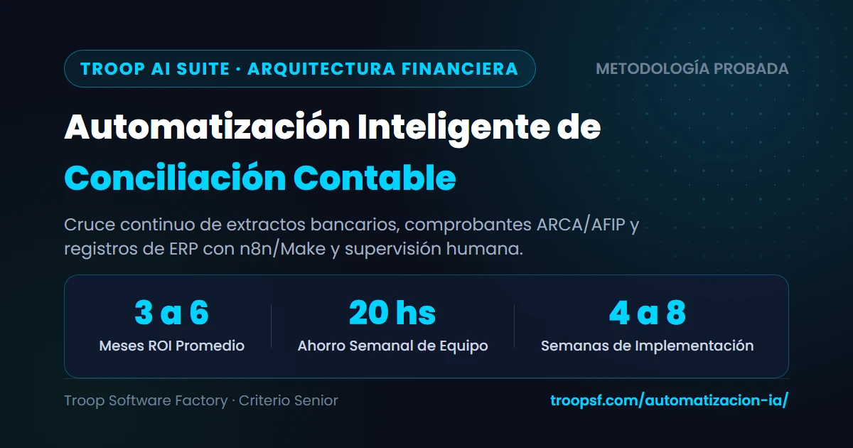 Conciliación contable y bancaria con IA: cómo cruzar bancos, ERP y comprobantes sin planillas